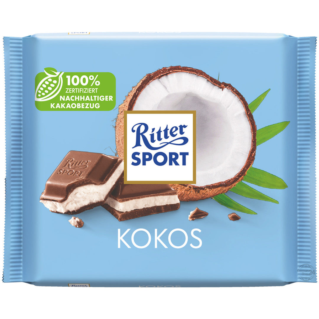 Ritter Sport Kokos 100g (GERMANY) by Nestle | BDDbrands