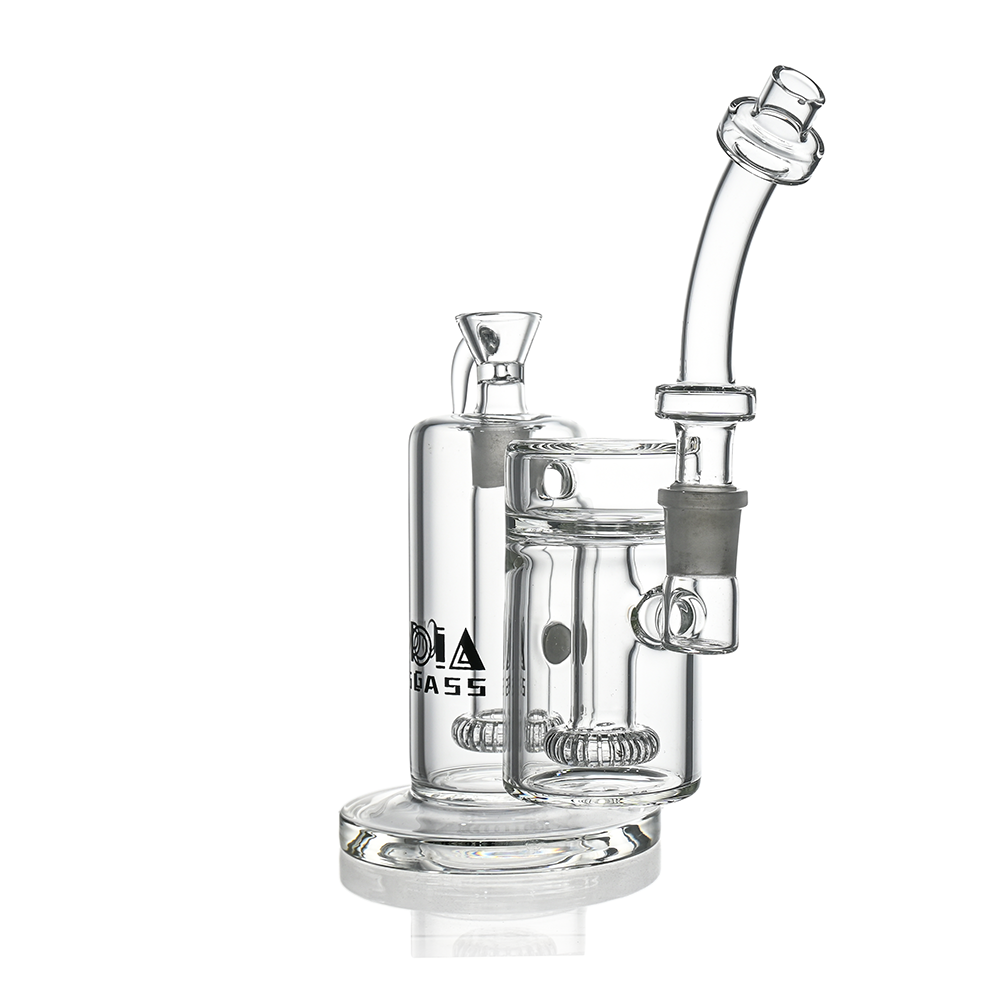 10" Dual-Chamber External Recycler Bong | Croia Glass - view 5 | BDDbrands