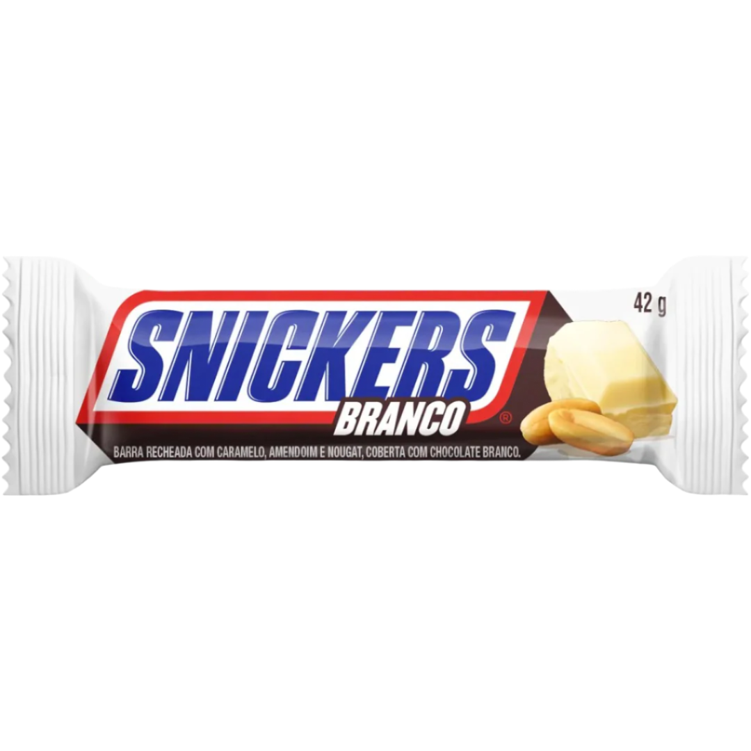 Snickers Branco 42g (BRAZIL) by Mars | BDDbrands