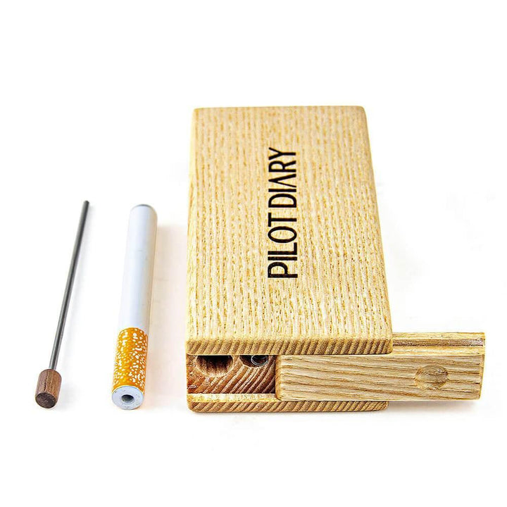 Wooden Dugout With Cleaning Tool