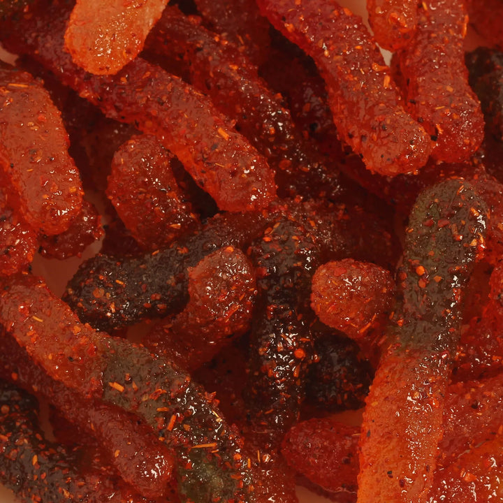 Chilli Bomba Spicy Gummy Worms Chamoy Candy - 8oz