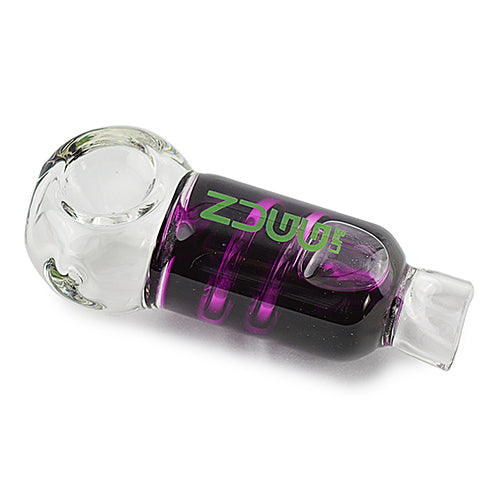 Nugg Life Arctic Glycerine Glass Hand Pipe (4")