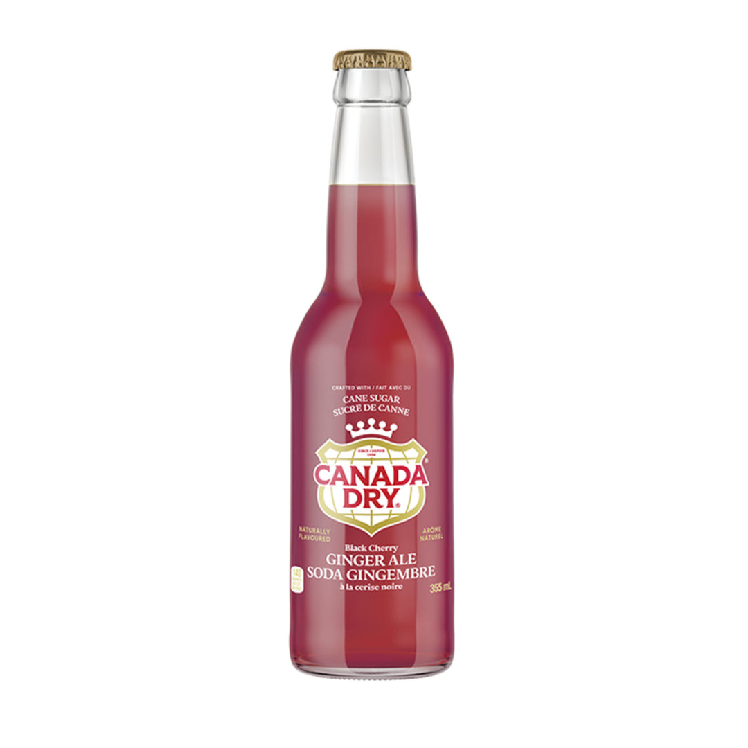 Canada Dry Black Cherry Ginger Ale 355mL (CANADA) by Dr. Pepper | BDDbrands