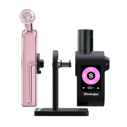 Stündenglass Modül + Dok Deluxe Travel Set - Pink Glass