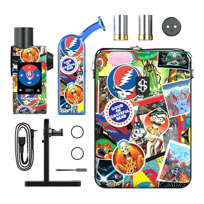 Stündenglass Modül + Dok Deluxe Travel Set - Grateful Dead (Legacy Patchwork)