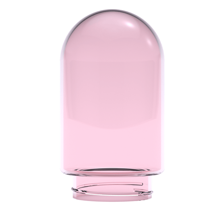 Single Pink Glass Globe (Large)