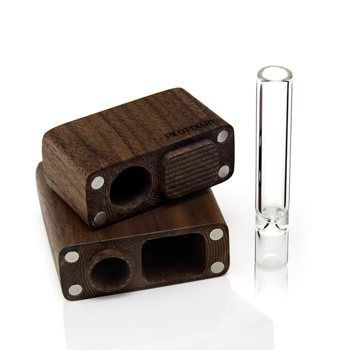 Wood Dugout With Glass One Hitter Pipe - view 9 | BDDbrands