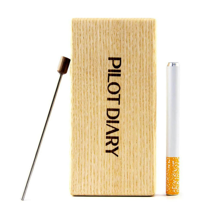 Wooden Dugout With Cleaning Tool by PILOT DIARY | BDDbrands