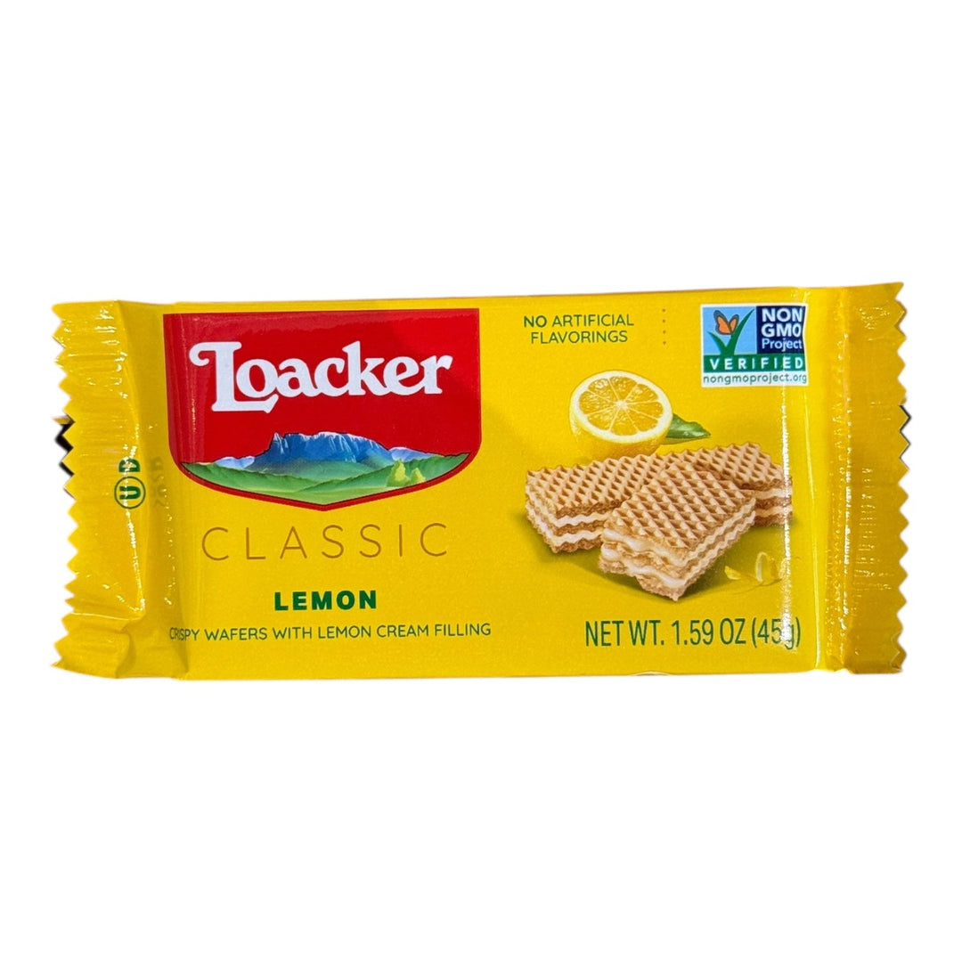 Loacker Classic Lemon Wafers 45g (AUSTRIA) by Loacker | BDDbrands