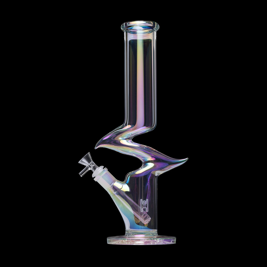 Human Grade Iridescent Zing Water Pipe - view 8 | BDDbrands