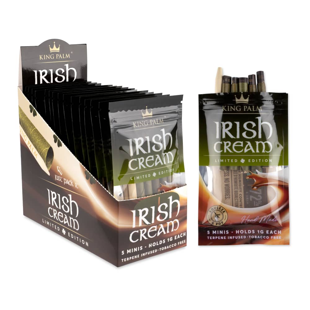 King Palm 5pk Mini Flavored Leaf Tubes – 15ct Display