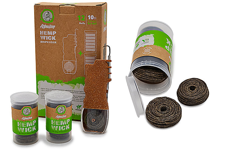 Afghan Hemp Wick Dispenser Kit