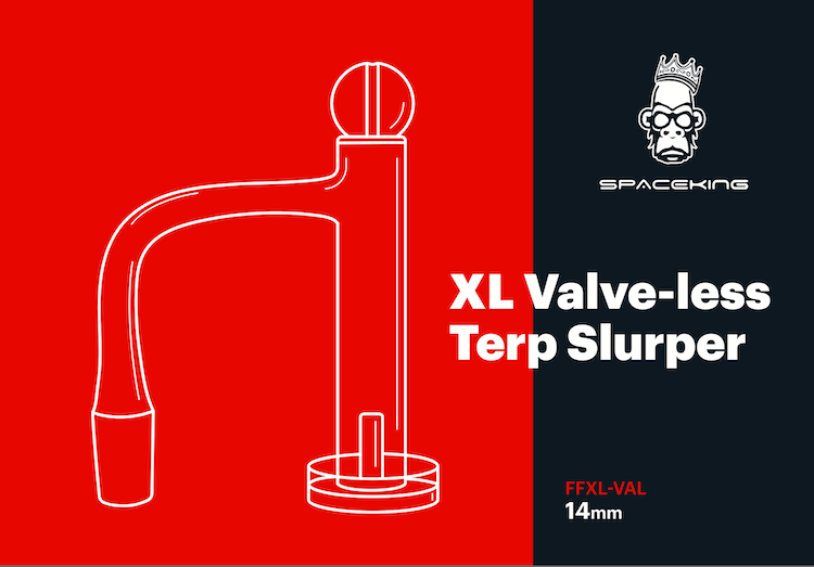 Space King XL Valve-less Terp Slurper (Red Black)