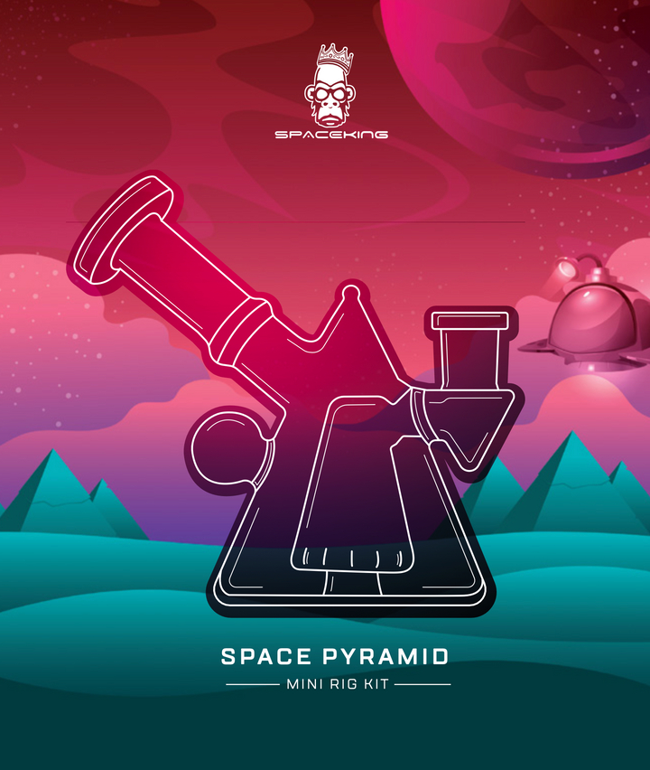 Space King Glass - 'Space Pyramid' Mini Rig