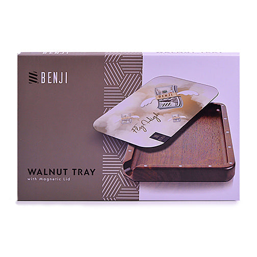 Benji - Walnut Tray w/ Magnetic Lid Kit - Fly High