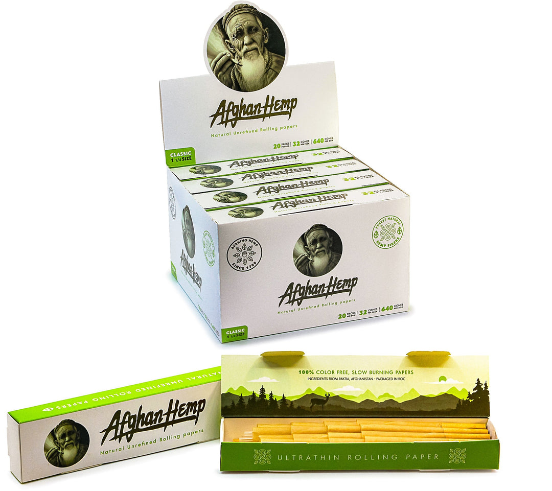 Afghan Hemp - Multipack Cone Box (Full Case)