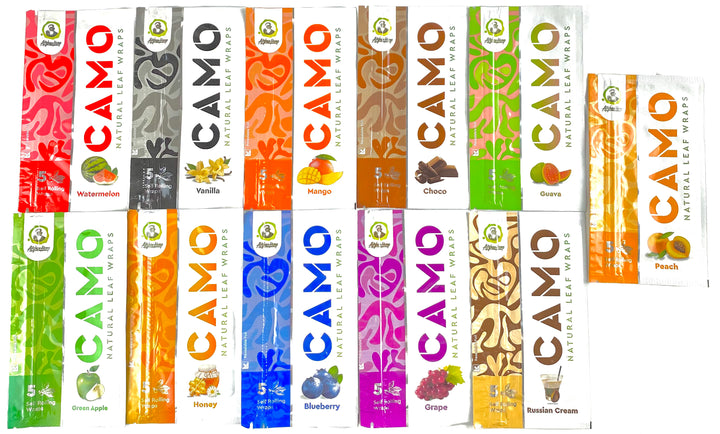 CAMO self-rolling leaf wraps (11 Flavor Sampler Pack)