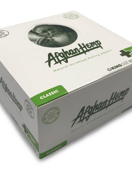 Afghan Hemp Rolling Papers - King Size + Tips