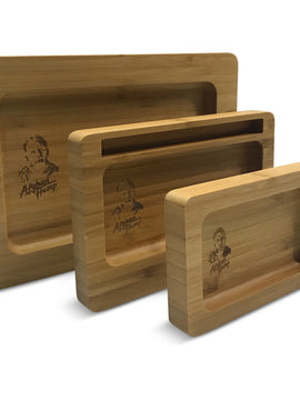 Afghan Hemp - Wooden Rolling Tray (3 Sizes)