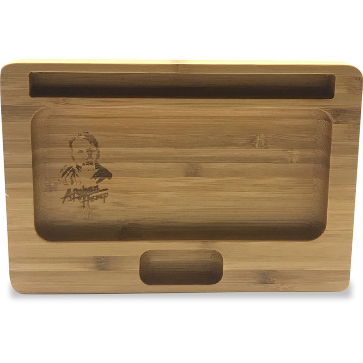 Afghan Hemp - Wooden Rolling Tray (3 Sizes)