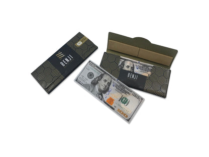 Benji $100 print Rolling Paper (5 pack)