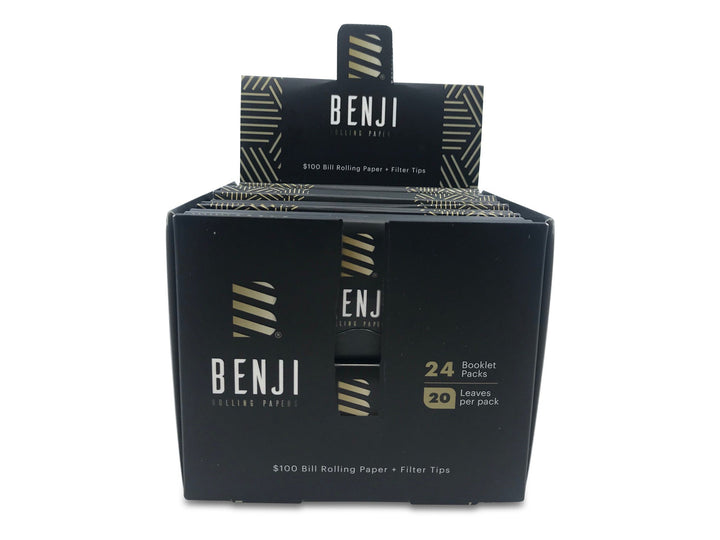 Benji $100 print Rolling Paper Booklets (box of 24)